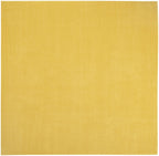 9' Yellow Square Indoor Outdoor Area Rug  Warm Home View