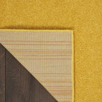 9' Yellow Square Indoor Outdoor Area Rug  Warm Home View