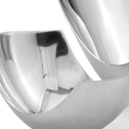 Set of Two Mod Aluminum Scoop Centerpiece Bowls  Warm Home View