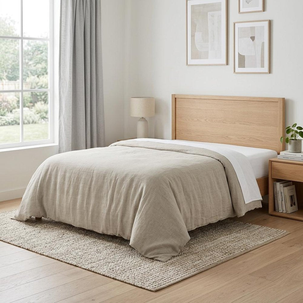 Stone King Linen Dry Clean Only Polyester Down Alternative Comforter  Warm Home View