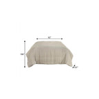 Stone King Linen Dry Clean Only Polyester Down Alternative Comforter  Warm Home View