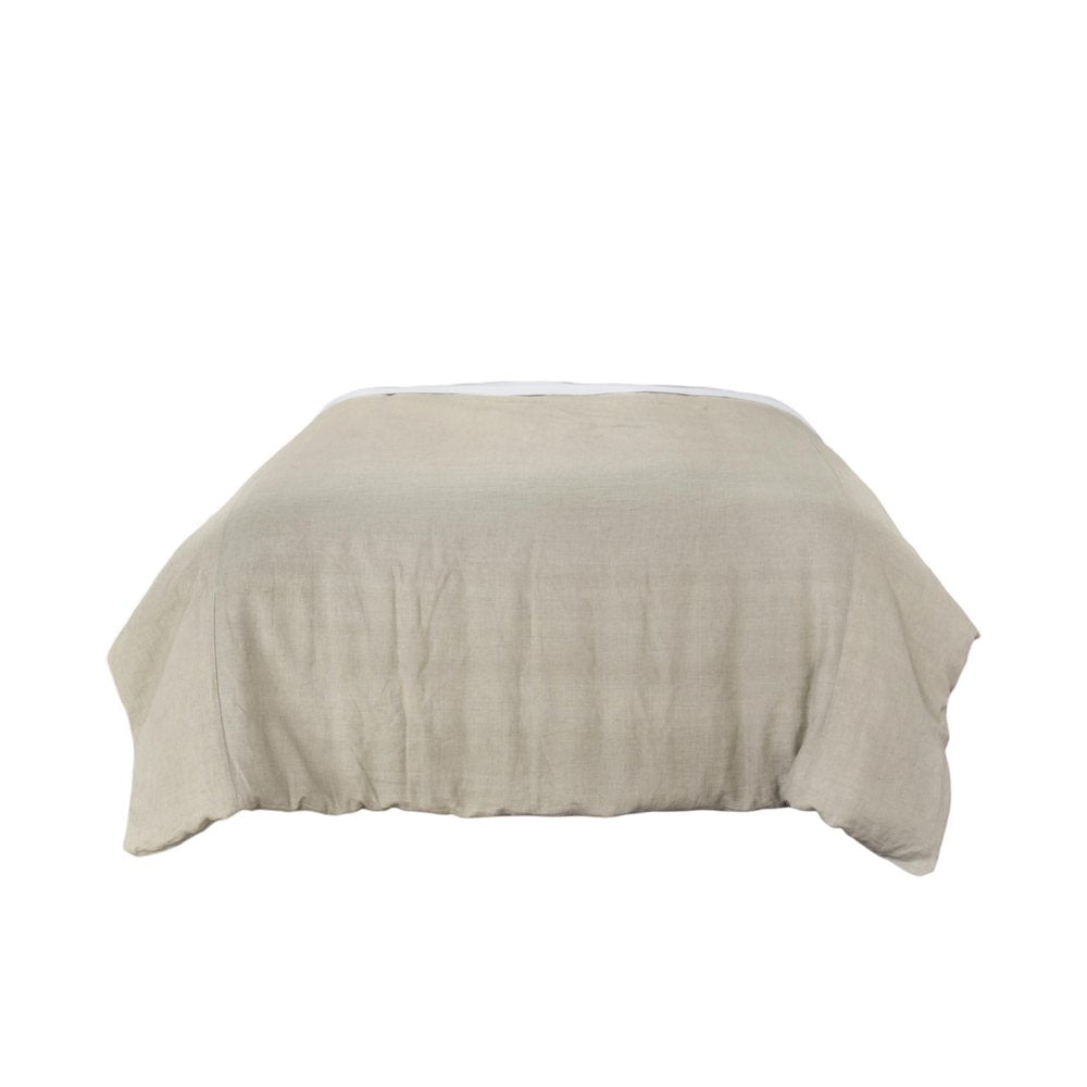 Stone Queen Linen Dry Clean Only Polyester Down Alternative Comforter  Warm Home View