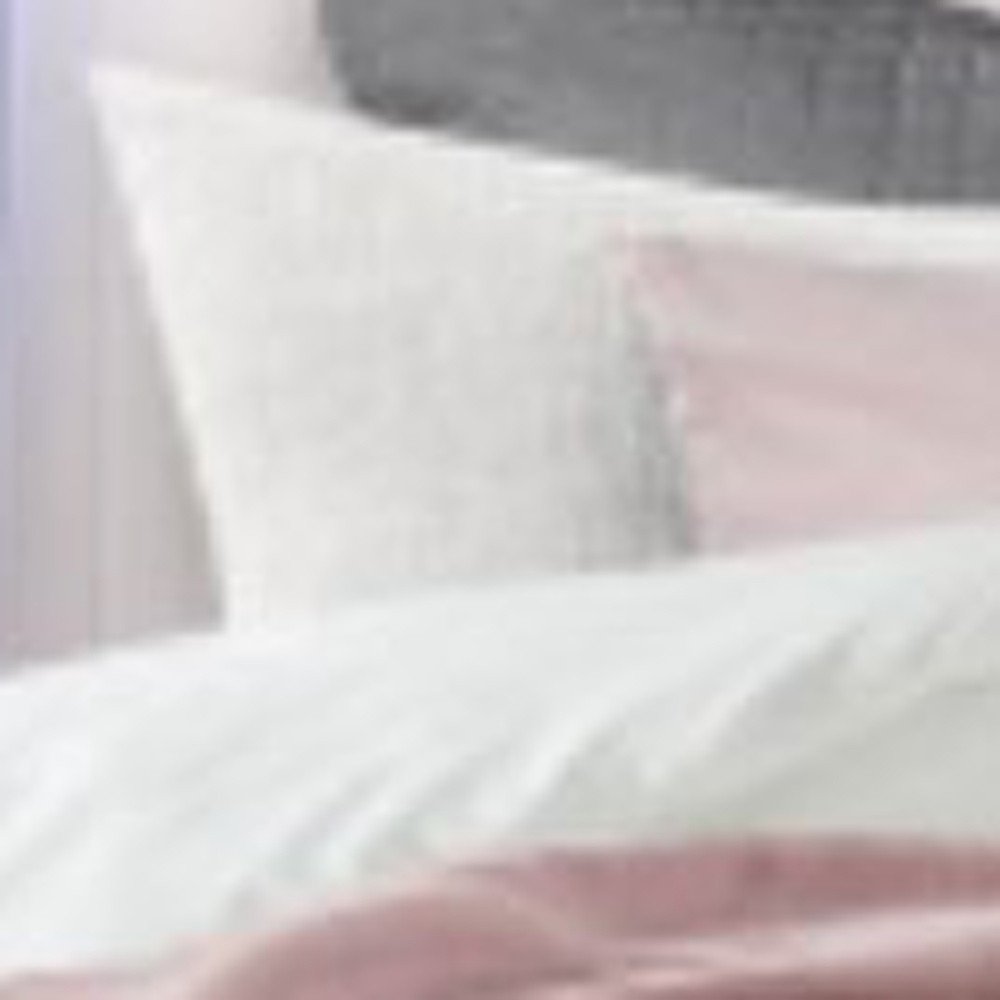 White Wood Full Bed Frame  Warm Home View