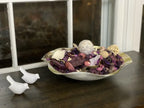 Set of Two White Metal Bird Tabletop Sculpture  Warm Home View