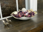 Set of Two Silver Metal Bird Tabletop Sculpture  Warm Home View