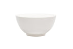 White Porcelain Large Round Serve Bowl  Warm Home View