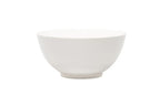 White Porcelain Large Round Serve Bowl  Warm Home View