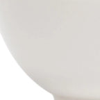 White Porcelain Large Round Serve Bowl  Warm Home View