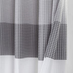 72" White And Gray Striped Shower Curtain  Warm Home View