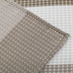 72" White And Taupe Striped Shower Curtain  Warm Home View