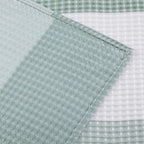 72" White And Green Striped Shower Curtain  Warm Home View