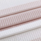 72" White And Pink Striped Shower Curtain  Warm Home View