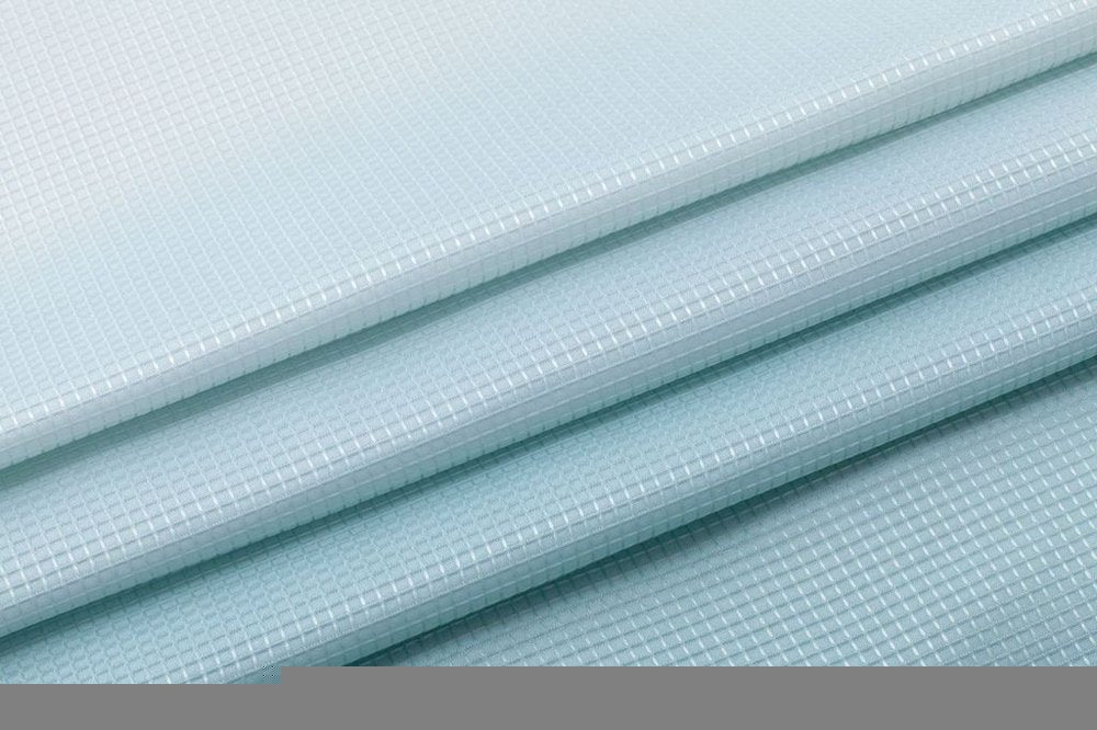 72" White And Sea Green Ombre Shower Curtain  Warm Home View