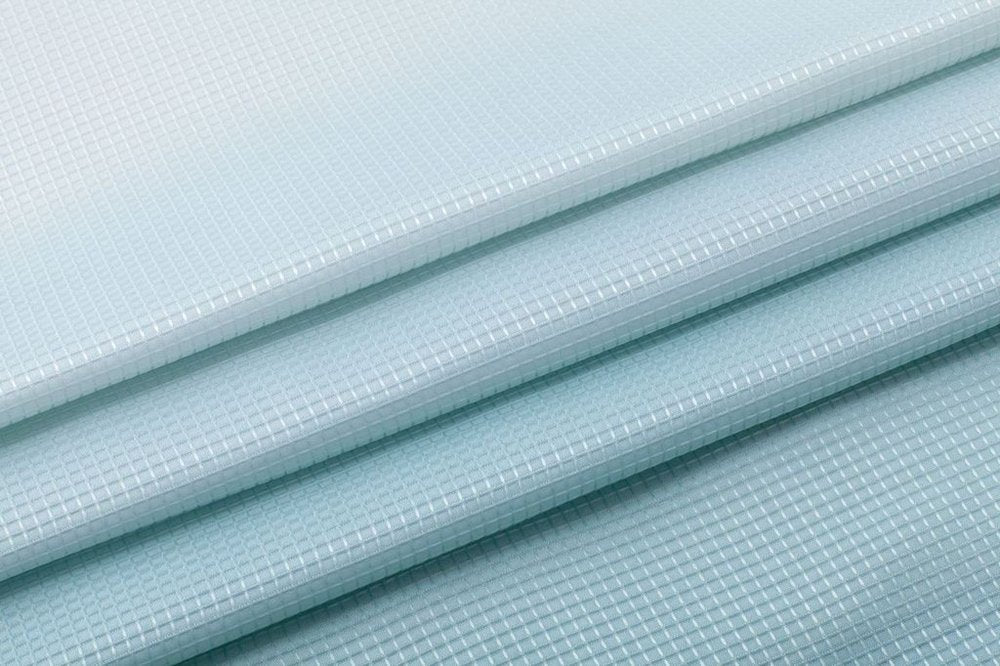 72" White And Sea Green Ombre Shower Curtain  Warm Home View