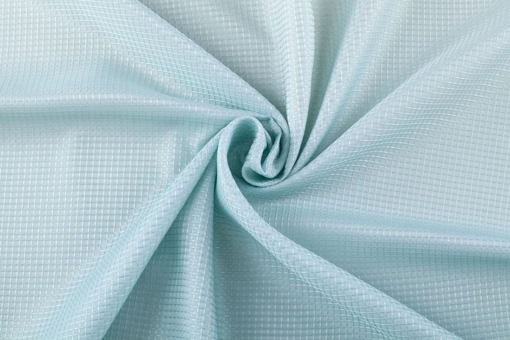 72" White And Sea Green Ombre Shower Curtain  Warm Home View