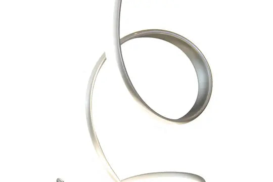 Amsterdam Silver Table Lamp - LED Strip & Touch Dimmer  Warm Home View
