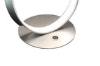 Amsterdam Silver Table Lamp - LED Strip & Touch Dimmer  Warm Home View