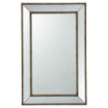 43" Silver Wood Framed Accent Mirror  Warm Home View
