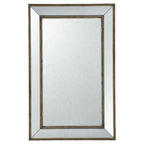 43" Silver Wood Framed Accent Mirror  Warm Home View