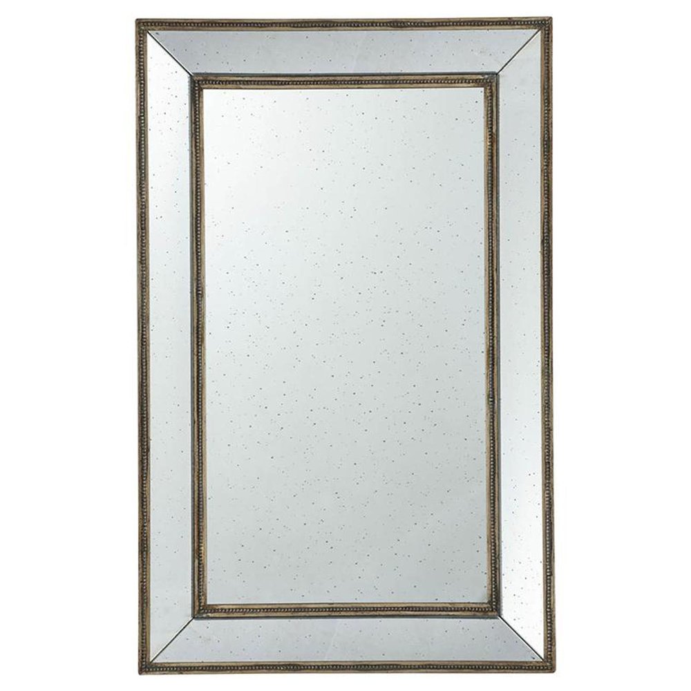 43" Silver Wood Framed Accent Mirror  Warm Home View