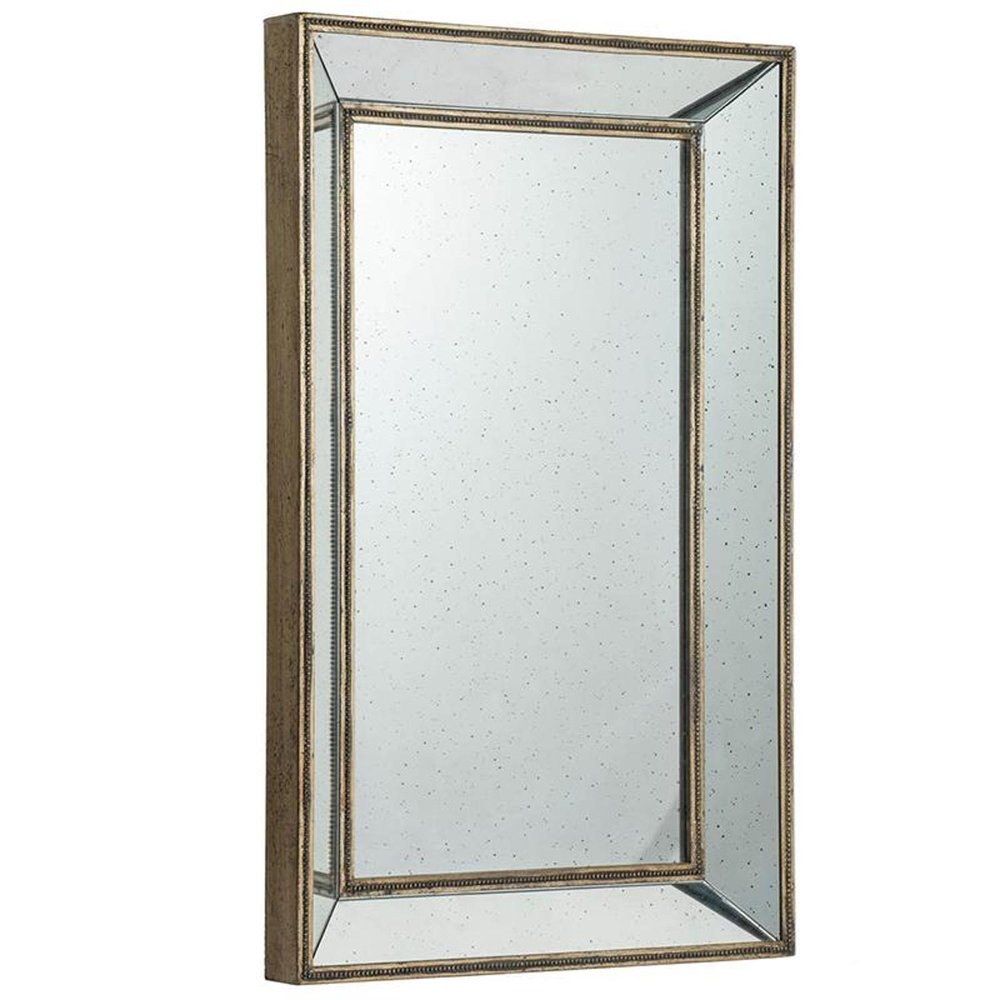 43" Silver Wood Framed Accent Mirror  Warm Home View
