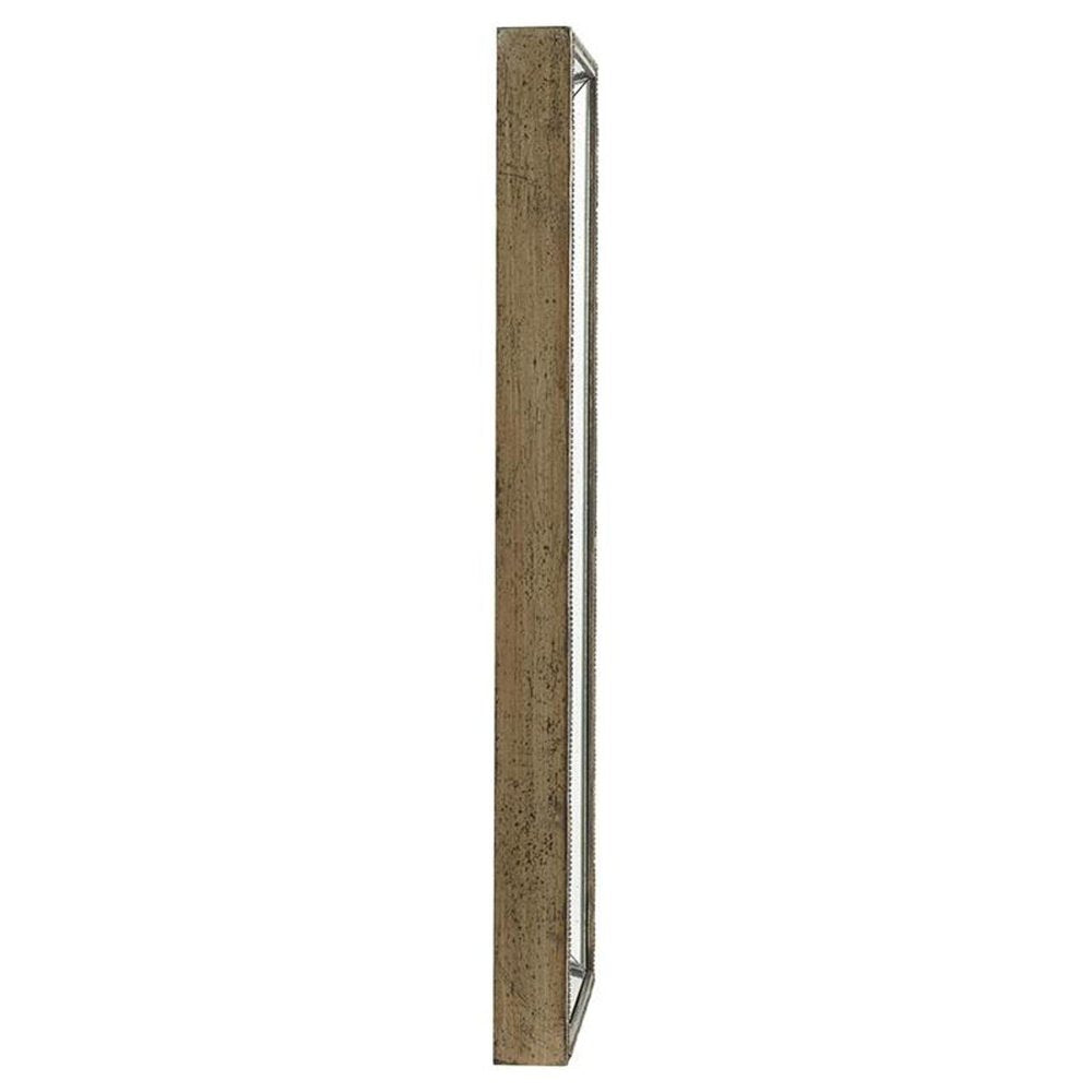 43" Silver Wood Framed Accent Mirror  Warm Home View