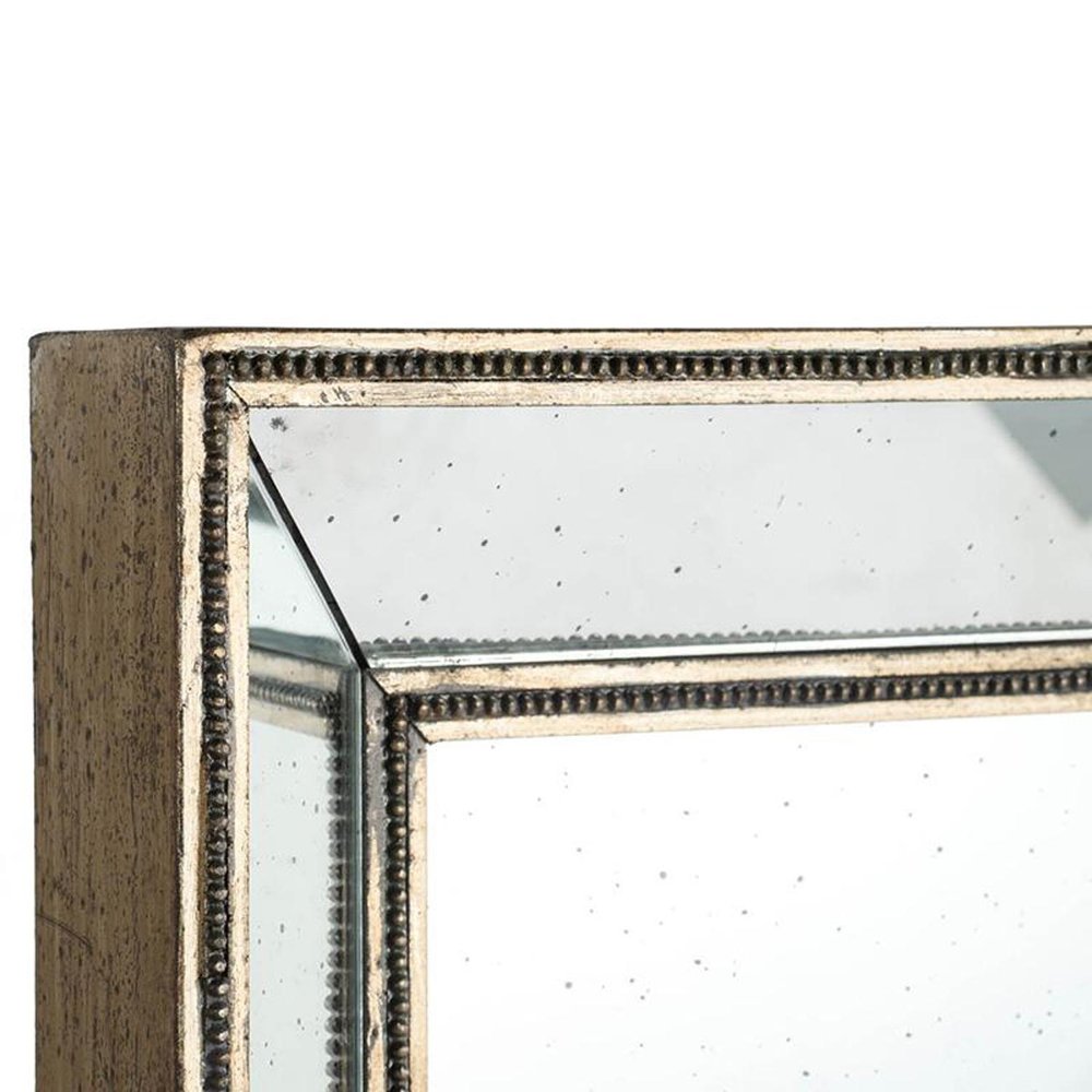 43" Silver Wood Framed Accent Mirror  Warm Home View