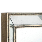 43" Silver Wood Framed Accent Mirror  Warm Home View