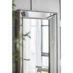 43" Silver Wood Framed Accent Mirror  Warm Home View