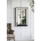 43" Silver Wood Framed Accent Mirror  Warm Home View