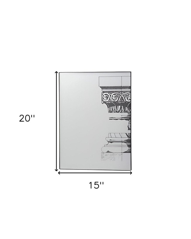 Set of Six Decorative Antiqued Glass Black Metal Framed Mirror Set  Warm Home View