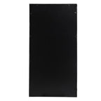 Set of Three Black Iron Framed Accent Mirror  Warm Home View