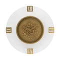 24" Circle Gold Acrylic Analog Wall Clock  Warm Home View