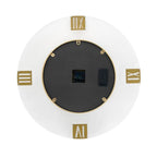 24" Circle Gold Acrylic Analog Wall Clock  Warm Home View