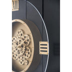 24" Circle Gold Acrylic Analog Wall Clock  Warm Home View