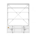 White Three Tier Bookcase  Warm Home View