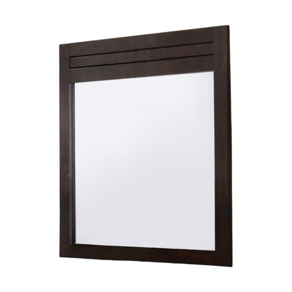 37" Mahogany Wood Framed Dresser Mirror  Warm Home View