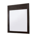 37" Mahogany Wood Framed Dresser Mirror  Warm Home View