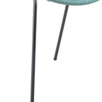 Set of Two 25" Green Metal Outdoor Dining Chair  Warm Home View