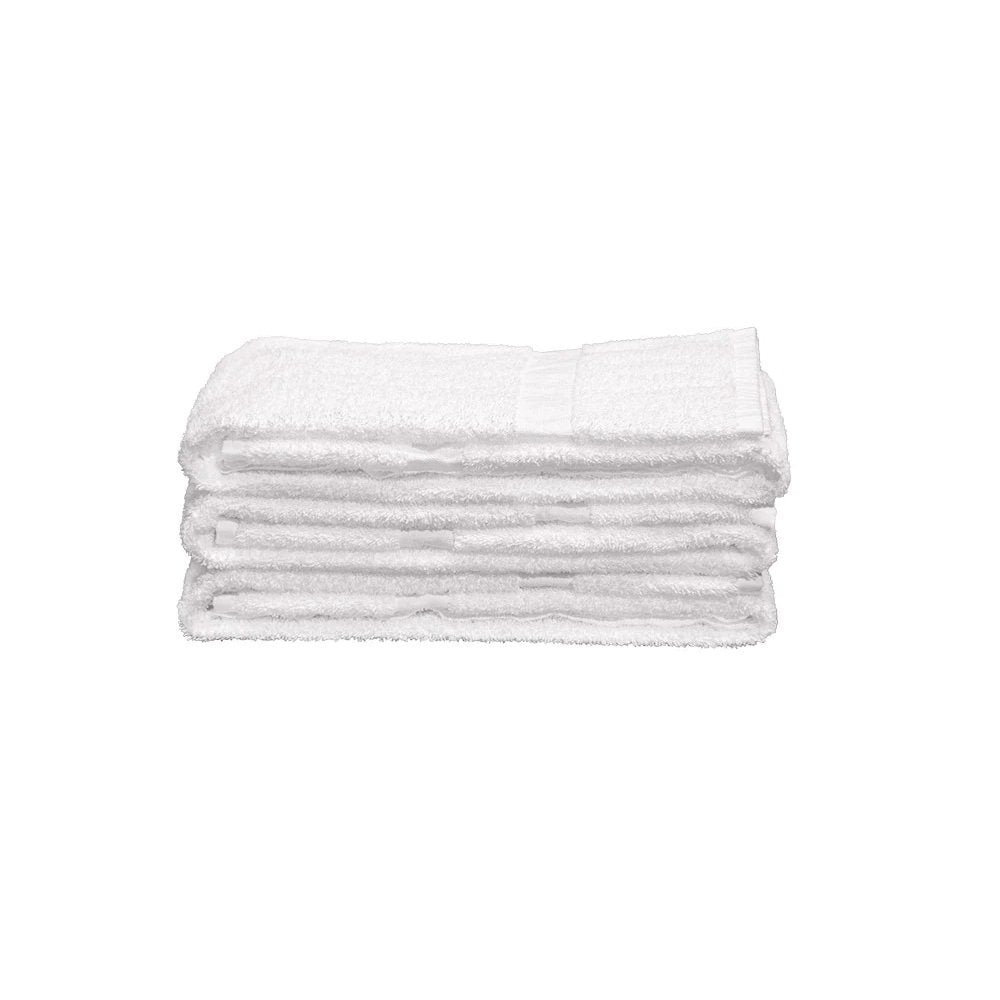 Set of Twelve White Cotton 15" X 25" Hand Towel Set  Warm Home View