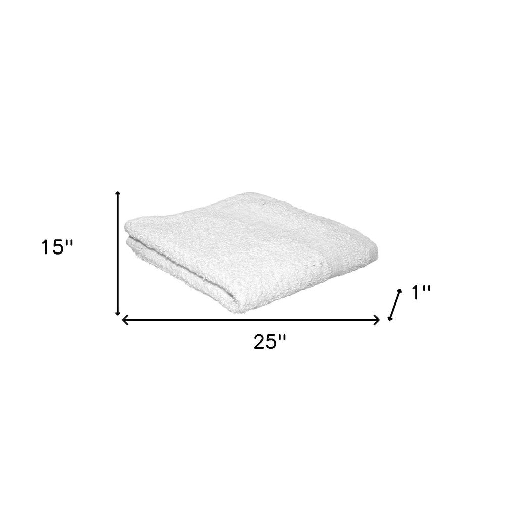 Set of Twelve White Cotton 15" X 25" Hand Towel Set  Warm Home View