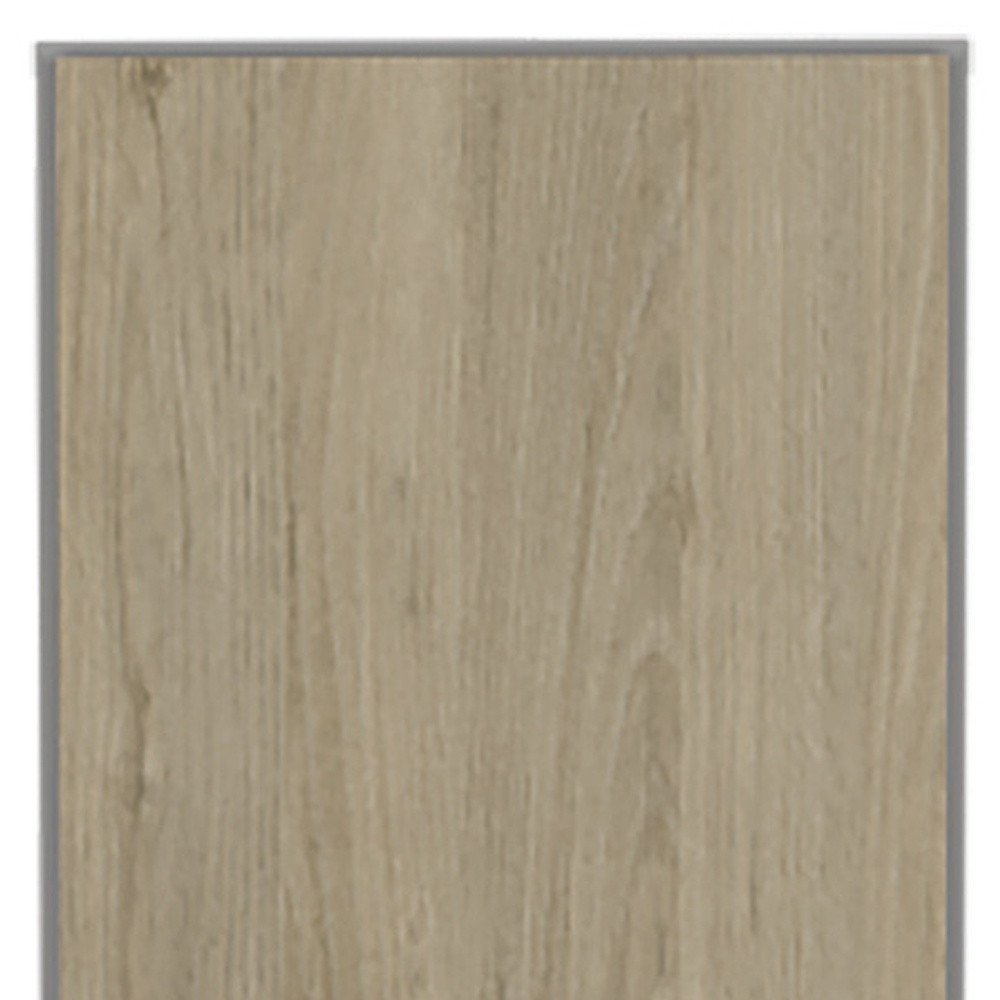 82" Gray And Oak Wood Pantry Or Storage Closet  Warm Home View