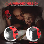 crank solar power bank with flashlight