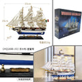 Sailing Ship Model - Real Wood Craft for Home Decor  Warm Home View