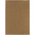 9' X 13' Tan Indoor Outdoor Area Rug  Warm Home View