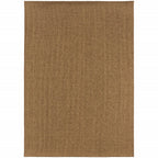 9' X 13' Tan Indoor Outdoor Area Rug  Warm Home View