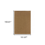 9' X 13' Tan Indoor Outdoor Area Rug  Warm Home View