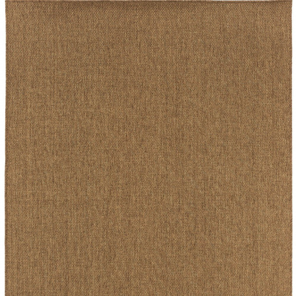 9' X 13' Tan Indoor Outdoor Area Rug  Warm Home View