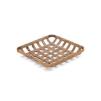 Set of Two Brown Square Bamboo Vanity Tray  Warm Home View