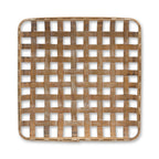 Set of Two Brown Square Bamboo Vanity Tray  Warm Home View